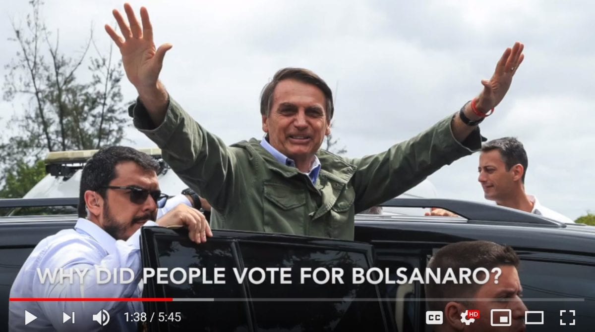 Response To Brazilian Election: Bolsanaro