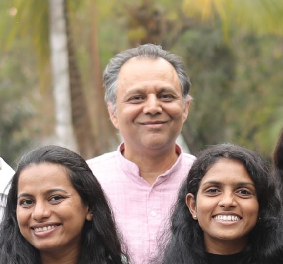 Alumni Mudit and his family.