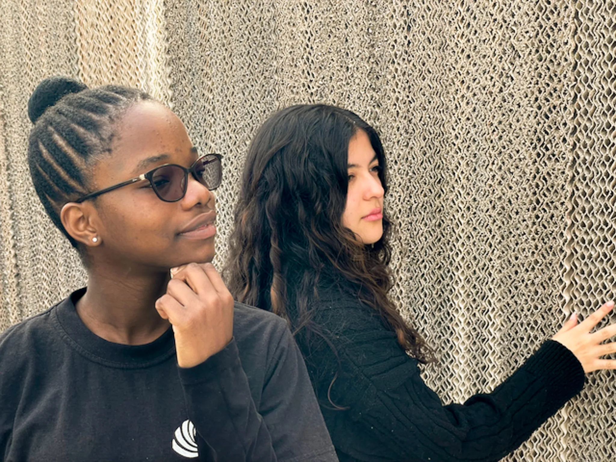 Two diverse students on a Project Week trip in 2025.